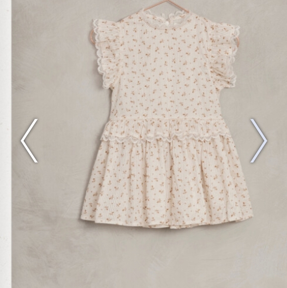 NWT Noralee Gold Fleur Alice Dress 12M - Picture 2 of 8